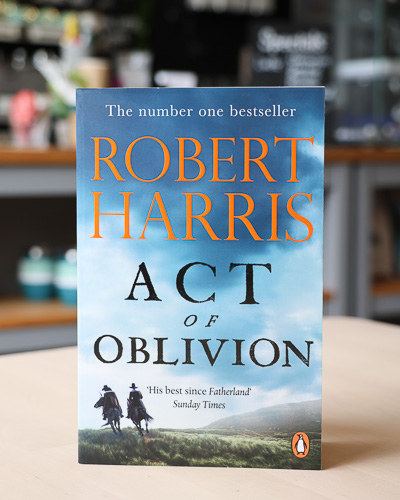 An image of the book cover for Act of Oblivion by Robert Harris