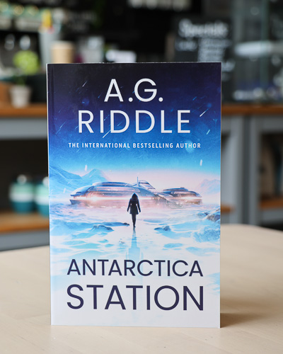 An image of the book cover for Antarctica Station by A.G. Riddle