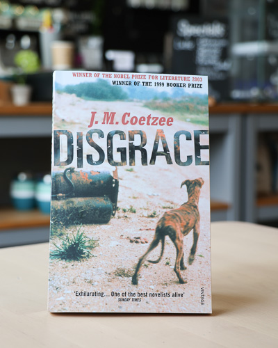 An image of the book cover for Disgrace by J. M. Coetzee