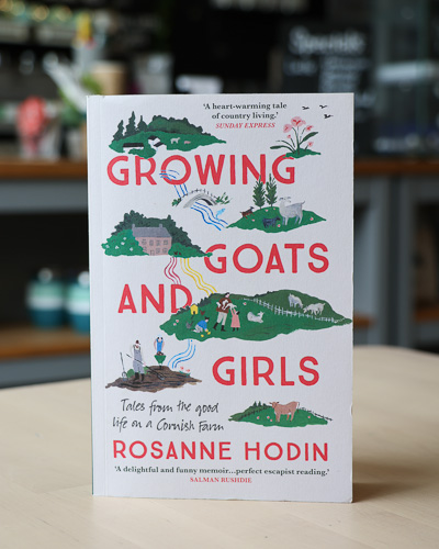 An image of the book cover for Growing Goats and Girls by Rosanne Hodin