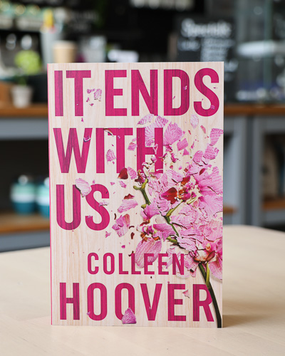 An image of the book cover for It Ends with Us by Colleen Hoover