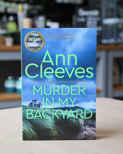 An image of the book cover for Murder in My Backyard by Ann Cleeves