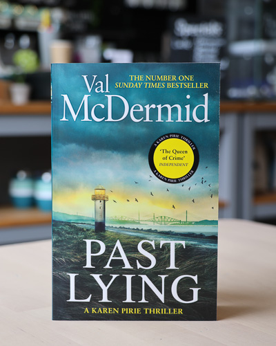 An image of the book cover for Past Lying by Val McDermid