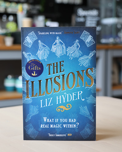 An image of the book cover for The Illusions by Liz Hyder