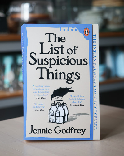 An image of the book cover for The List of Suspicious Things by Jennie Godfrey