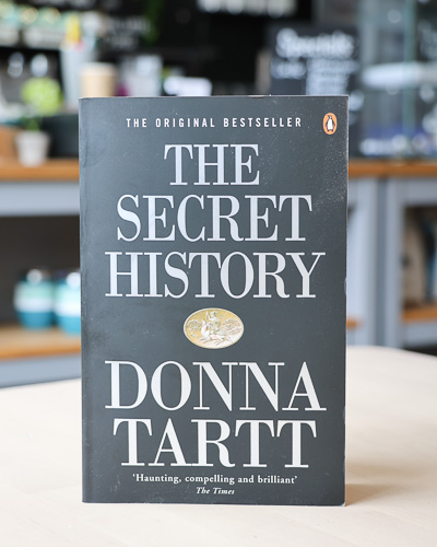 An image of the book cover for The Secret History by Donna Tartt