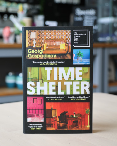 An image of the book cover for Time Shelter by Georgi Gospodinov