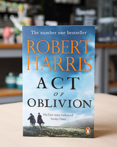 An image of the book cover for Act of Oblivion by Robert Harris