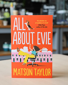 An image of the book cover for All about Evie by Matson Taylor