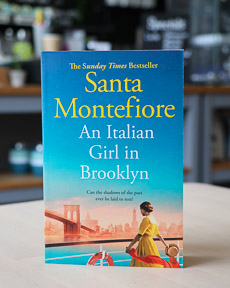 An image of the book cover for An Italian Girl in Brooklyn by Santa Montefiore