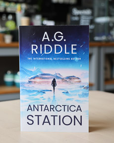 An image of the book cover for Antarctica Station by A.G. Riddle