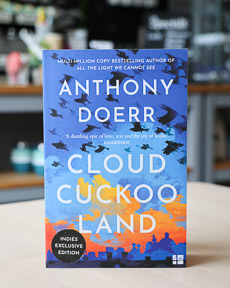 An image of the book cover for Cloud Cuckoo Land by Anthony Doerr
