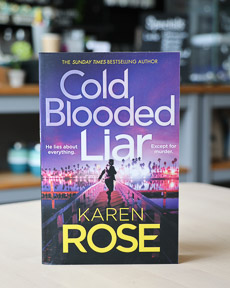 An image of the book cover for Cold Blooded Liar by Karen Rose