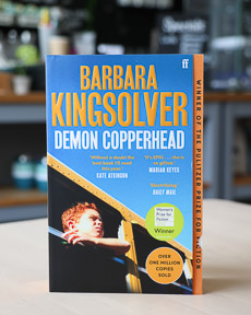 An image of the book cover for Demon Copperhead by Barbara Kingsolver