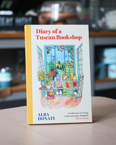An image of the book cover for Diary of a Tuscan Bookshop by Alba Donati