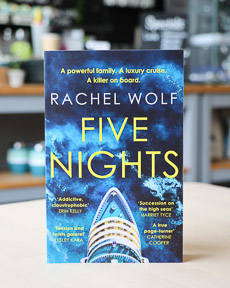 An image of the book cover for Five Nights by Rachel Wolf