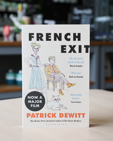 An image of the book cover for French Exit by Patrick deWitt