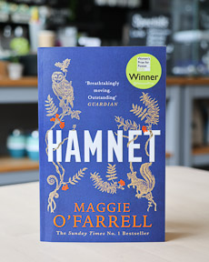 An image of the book cover for Hamnet by Maggie O'Farrell