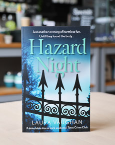 An image of the book cover for Hazard Night by Laura Vaughan