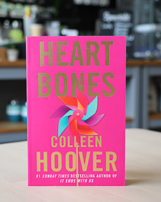 An image of the book cover for Heart Bones by Colleen Hoover