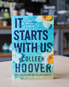 An image of the book cover for It Starts with Us by Colleen Hoover