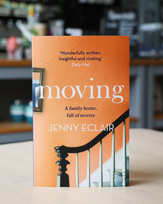 An image of the book cover for Moving by Jenny Eclair