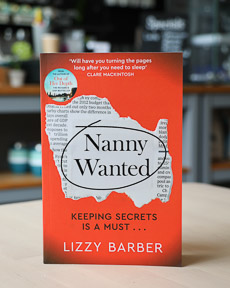 An image of the book cover for Nanny Wanted by Lizzy Barber