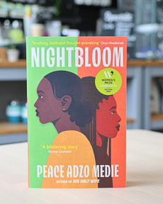 An image of the book cover for Nightbloom by Peace Adzo Medie