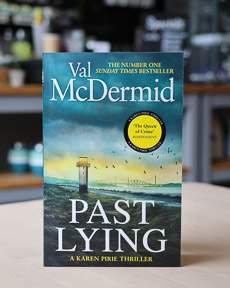 An image of the book cover for Past Lying by Val McDermid
