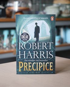 An image of the book cover for Precipice by Robert Harris