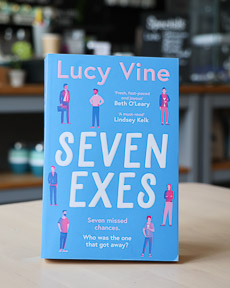 An image of the book cover for Seven Exes by Lucy Vine
