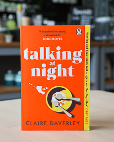 An image of the book cover for Talking at Night by Claire Daverley