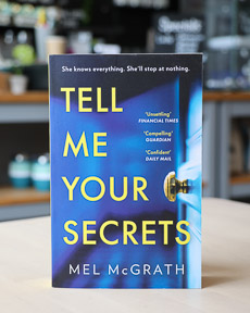 An image of the book cover for Tell Me Your Secrets by Mel McGrath