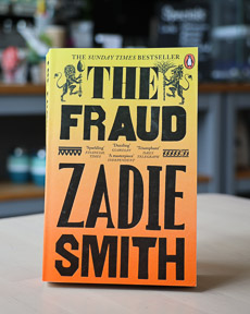 An image of the book cover for The Fraud by Zadie Smith