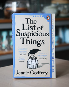 An image of the book cover for The List of Suspicious Things by Jennie Godfrey