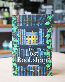 An image of the book cover for The Lost Bookshop by Evie Woods