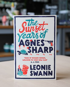 An image of the book cover for The Sunset Years of Agnes Sharp by Leonie Swann
