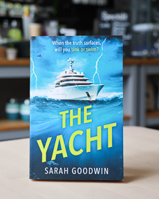 An image of the book cover for The Yacht by Sarah Goodwin